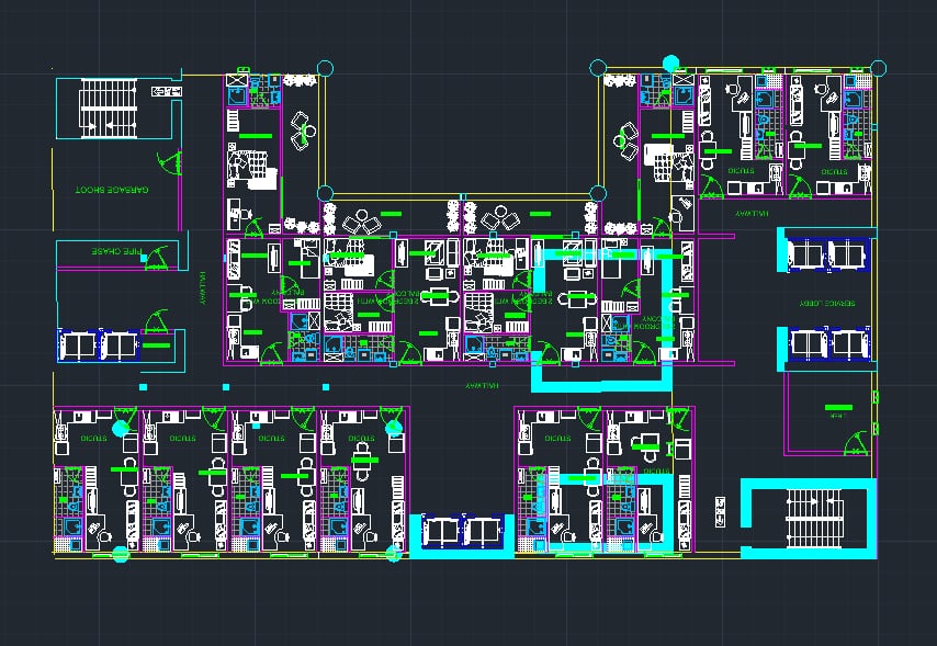 Compact 5x10m Condo Unit Floor Plan Design