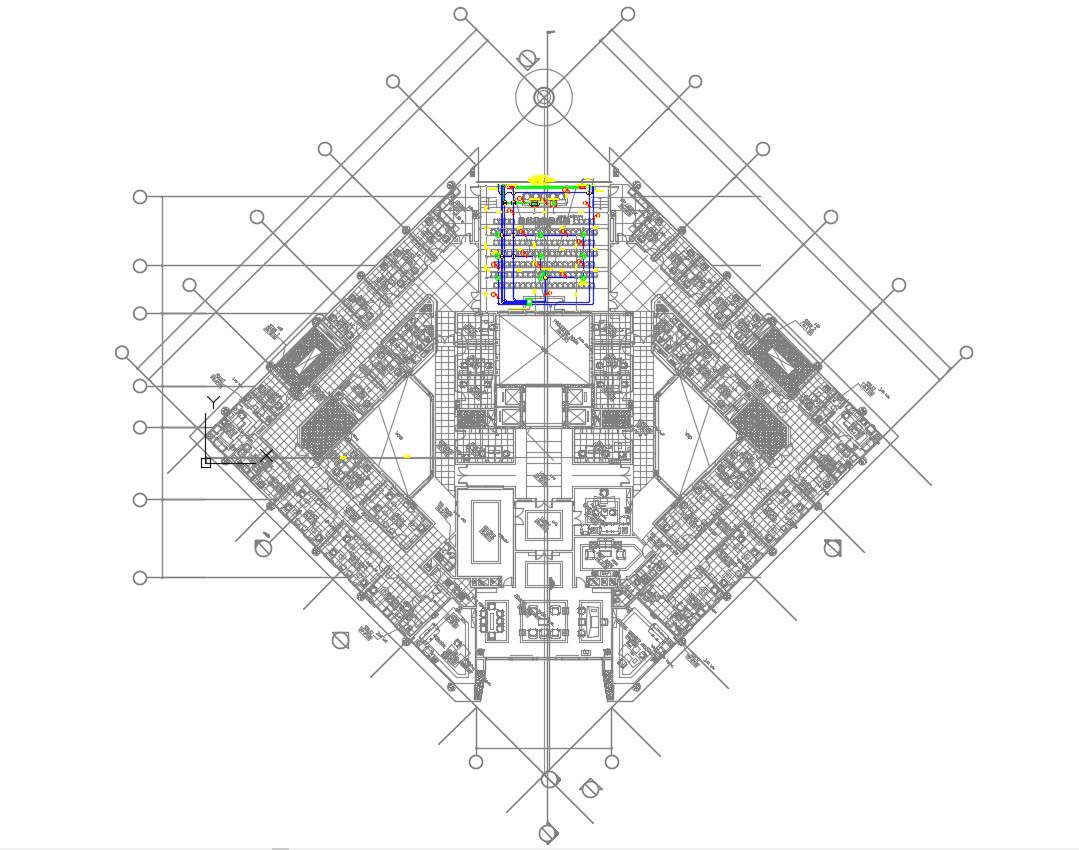 Conference Room In Office Commercial Building AutoCAD File 