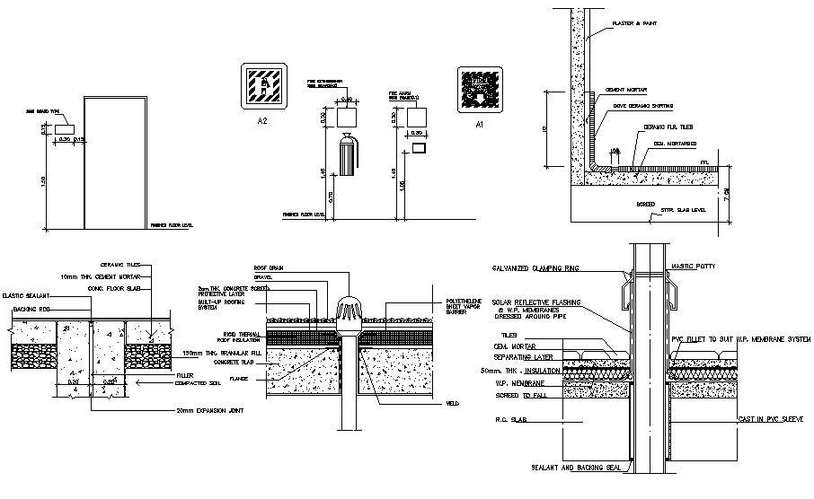 Construction Blocks Design CAD File 