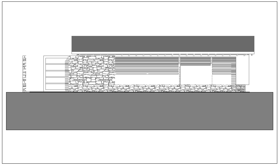 Construction Design with elevation of building
