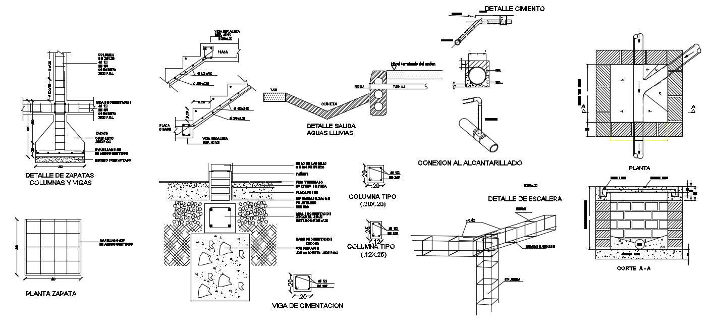 Construction Details In DWG File