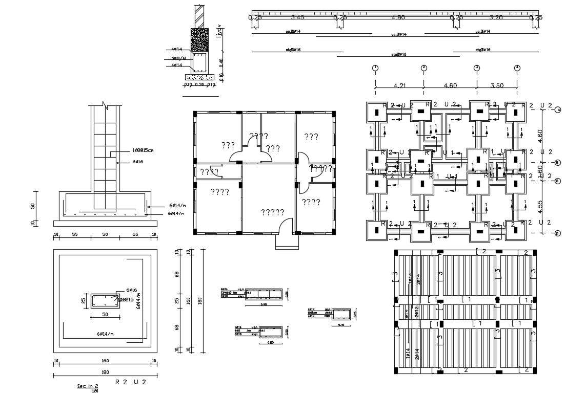 Construction House RCC Working Plan DWG File
