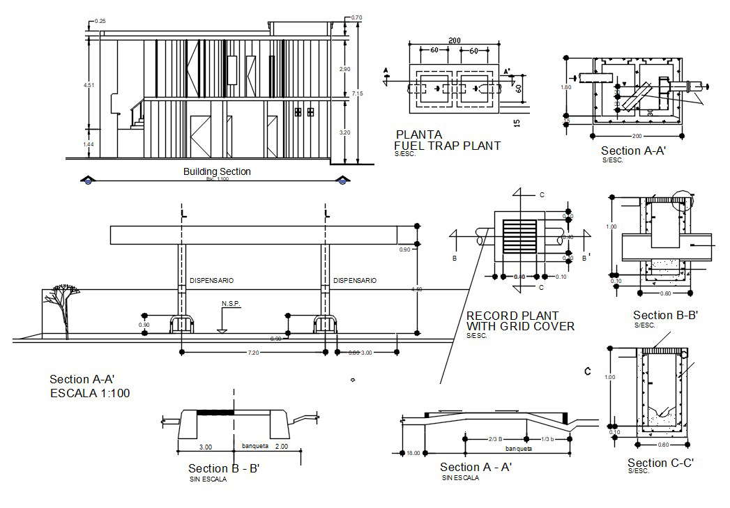 Construction House Section Plan