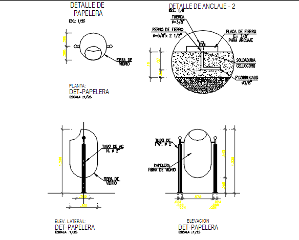 Construction detail dwg file