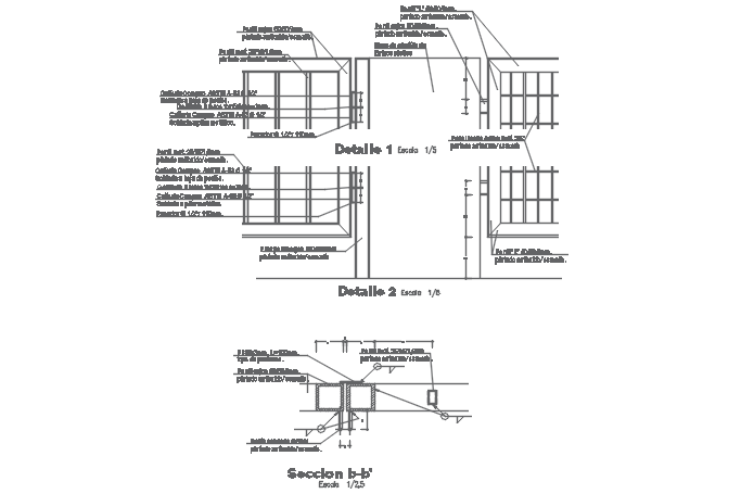 Construction detail dwg file
