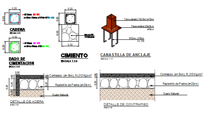 Construction detail dwg file