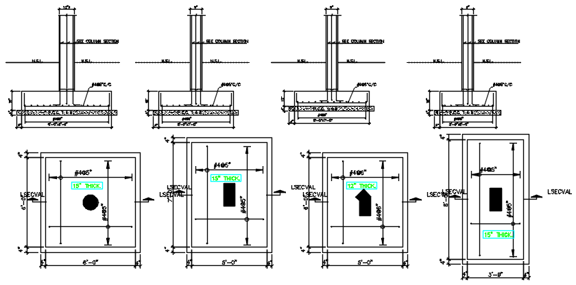 Construction detail in dwg file 