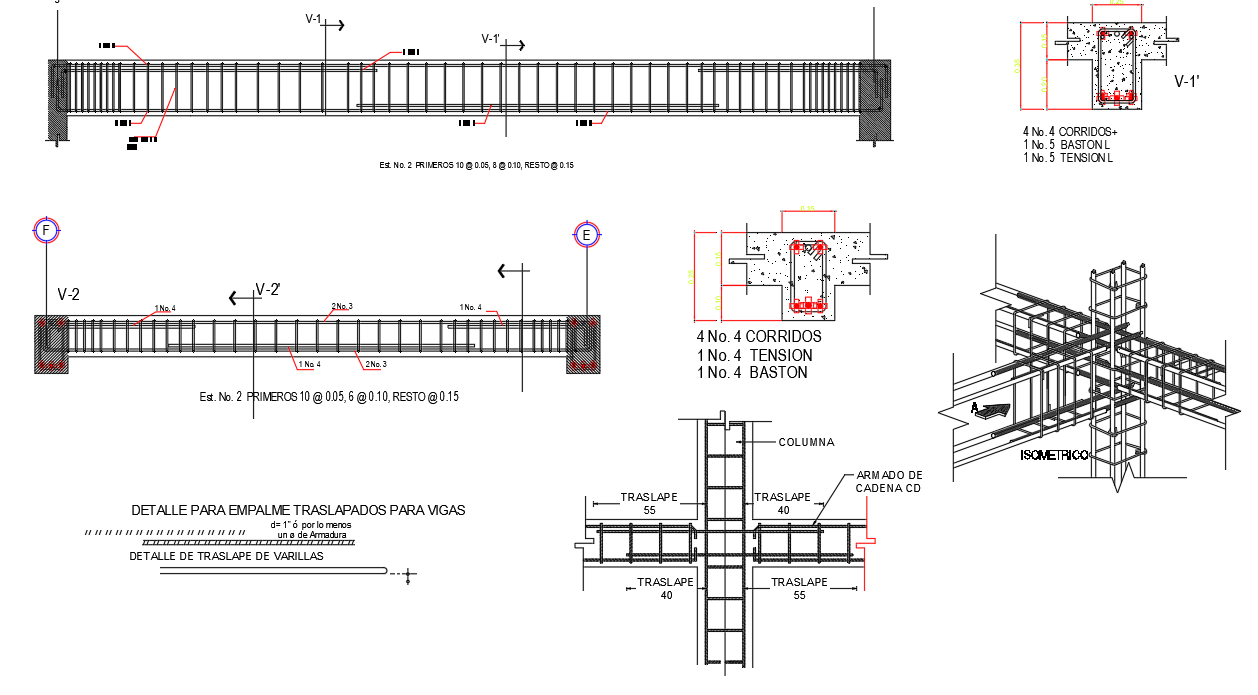 Construction detail layout