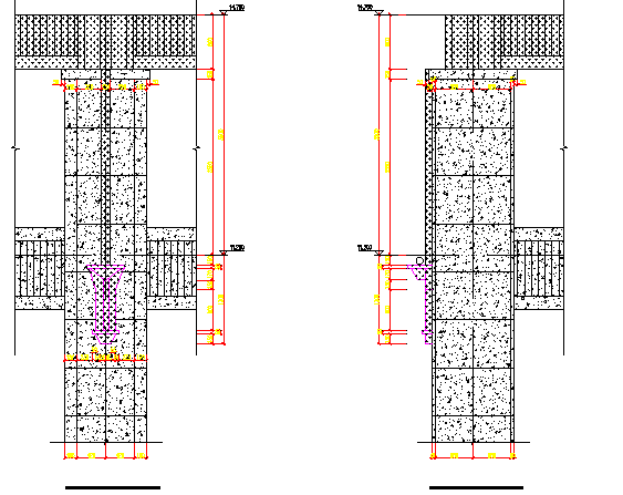 Construction detail layout and plan