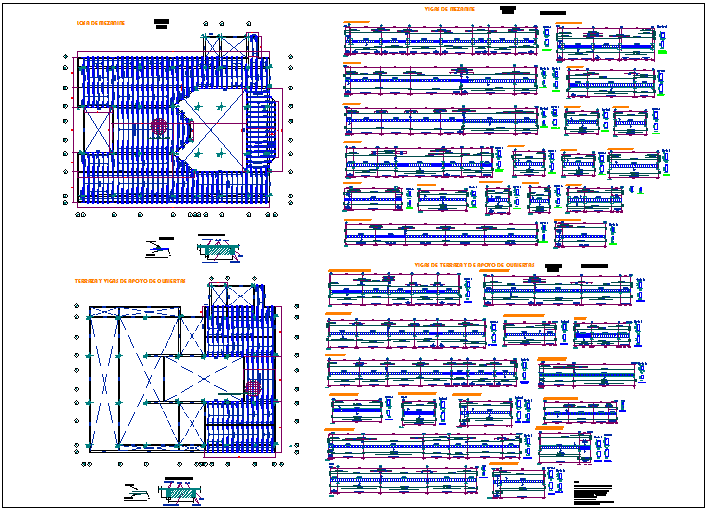 Construction detail layout plan dwg file