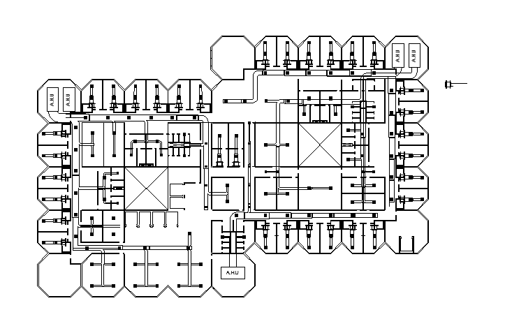 Construction detail layout plan dwg file