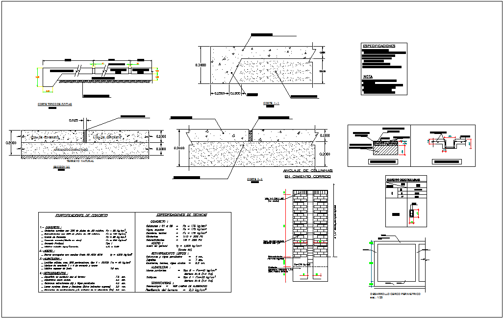 Construction detail of recycles plant dwg file