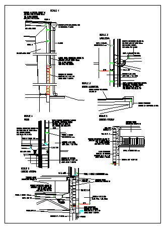 Construction detail of ware house details drawing