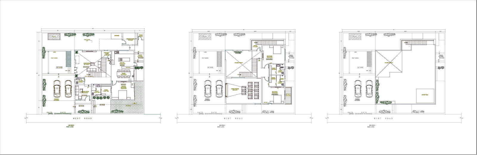 Contemporary duplex house floor plans