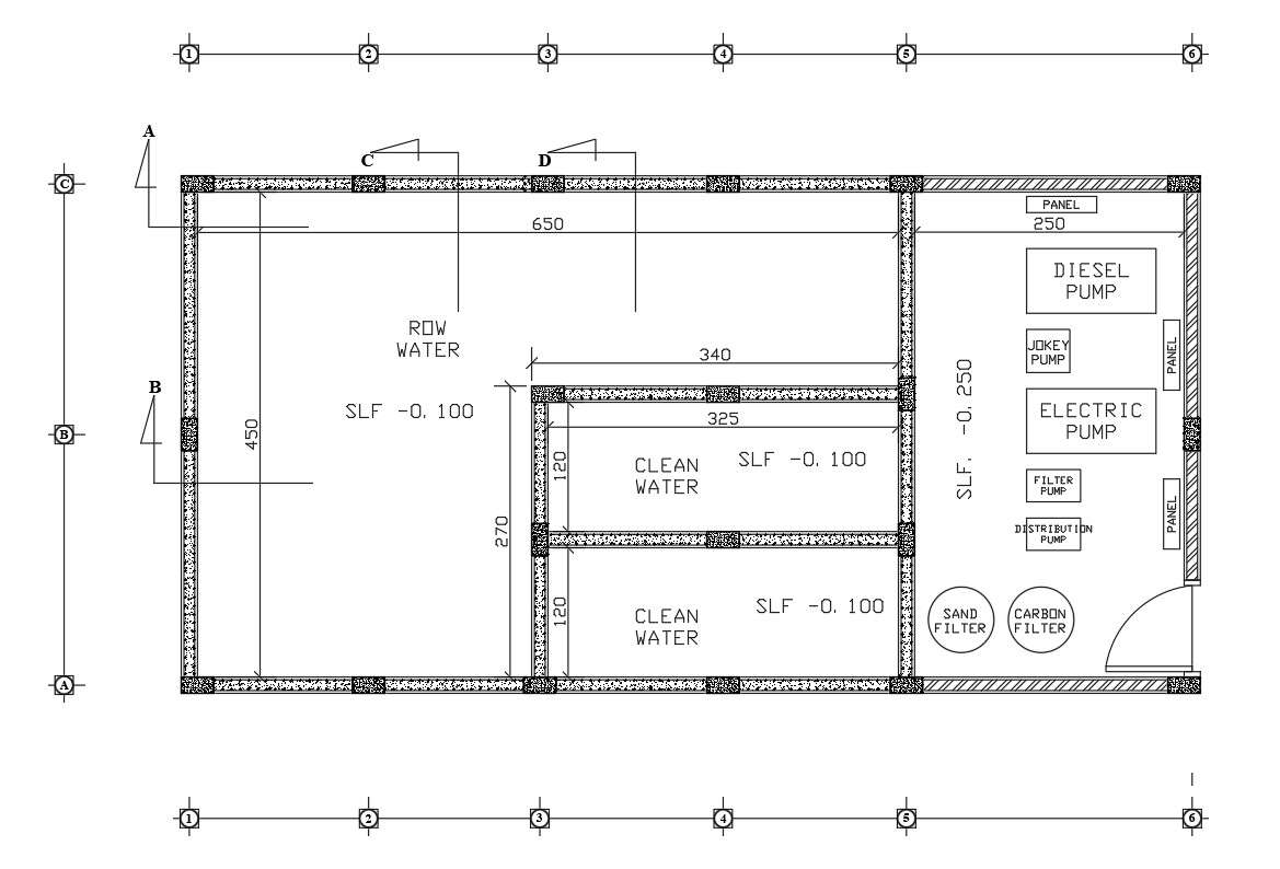 Control Panel System Plan AutoCAD Drawing