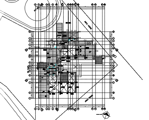 Cooper house plan detail dwg file