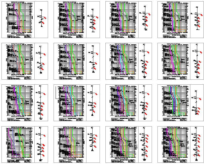 Coordination curve plan detail dwg file