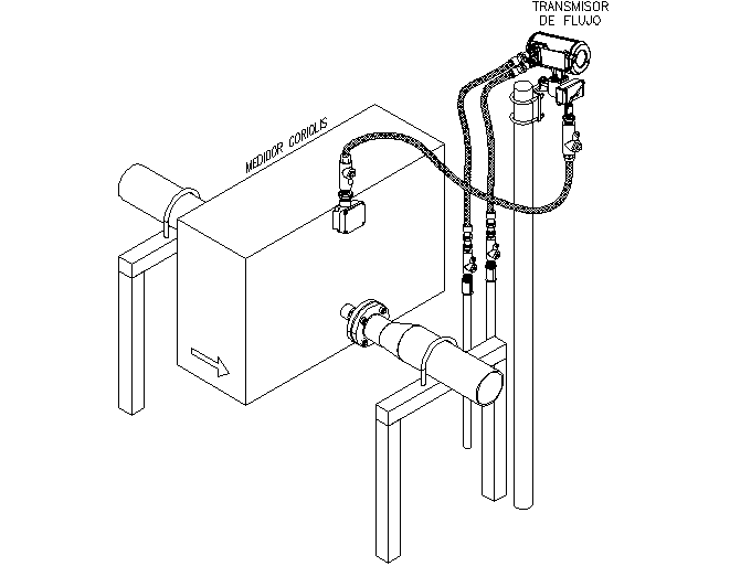 Cori olis sensor detail dwg file