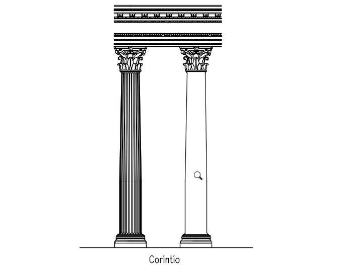 Corinthian column