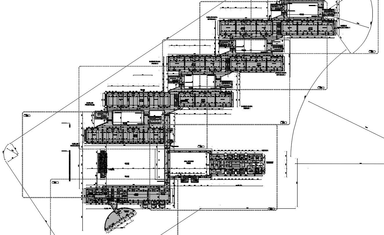 Corporate Building With Dimension 