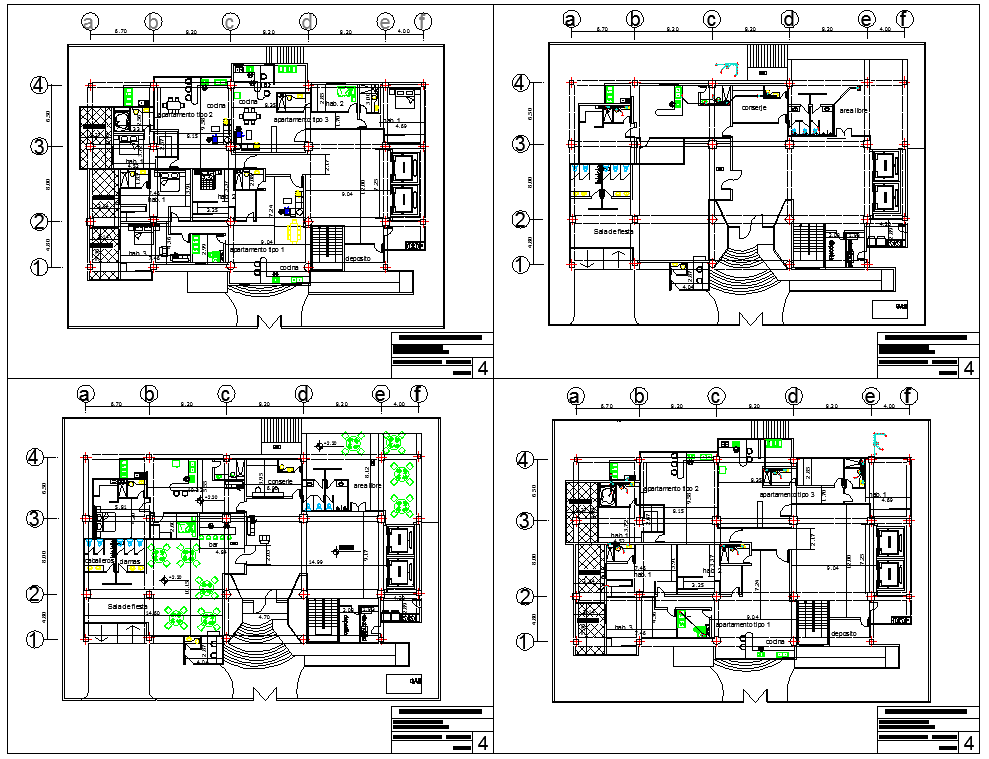 Corporate Office Project Detail dwg file