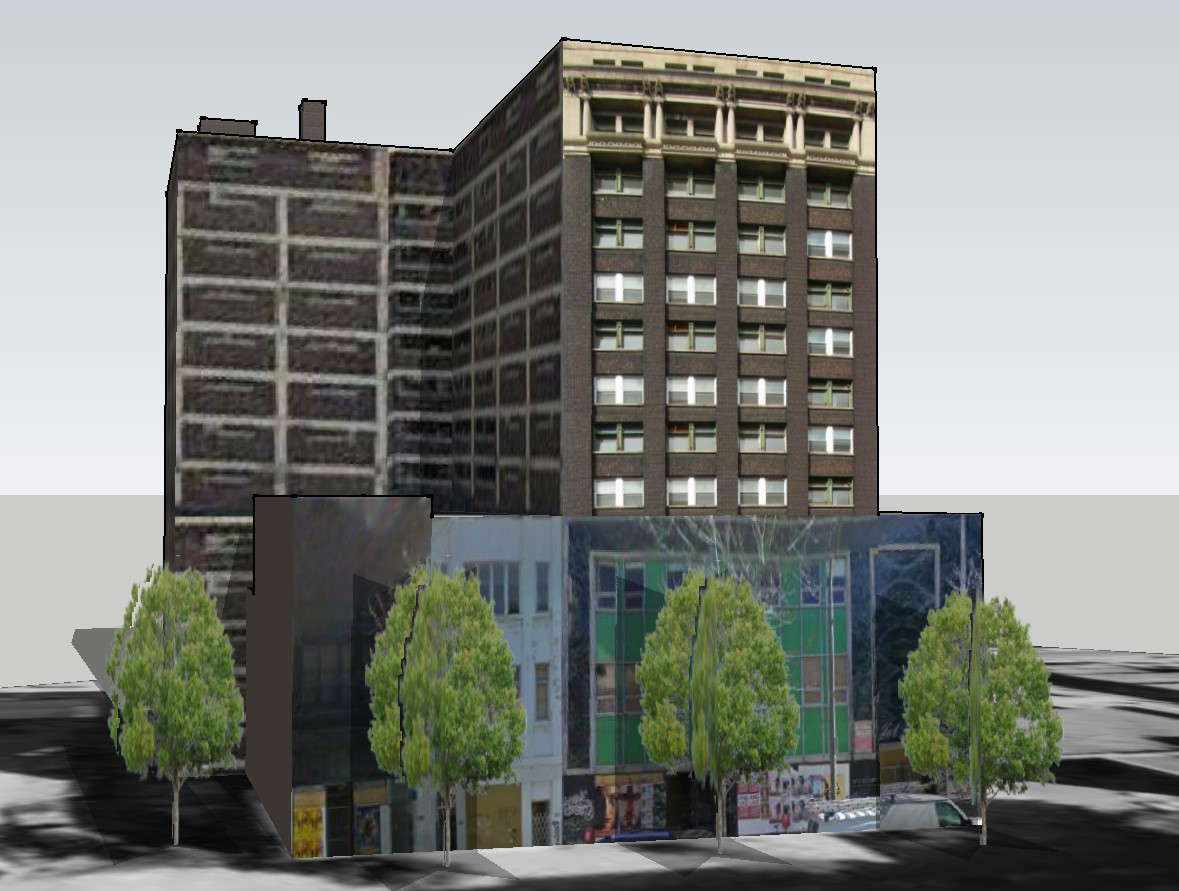 Corporate building in 3D