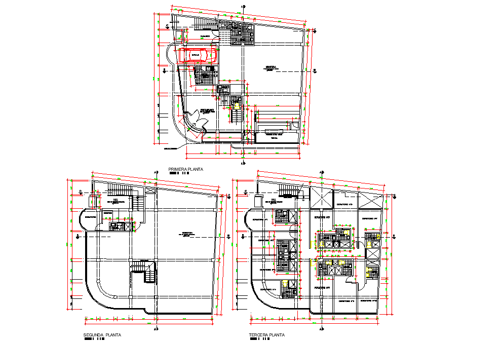 Country hotel plan layout file