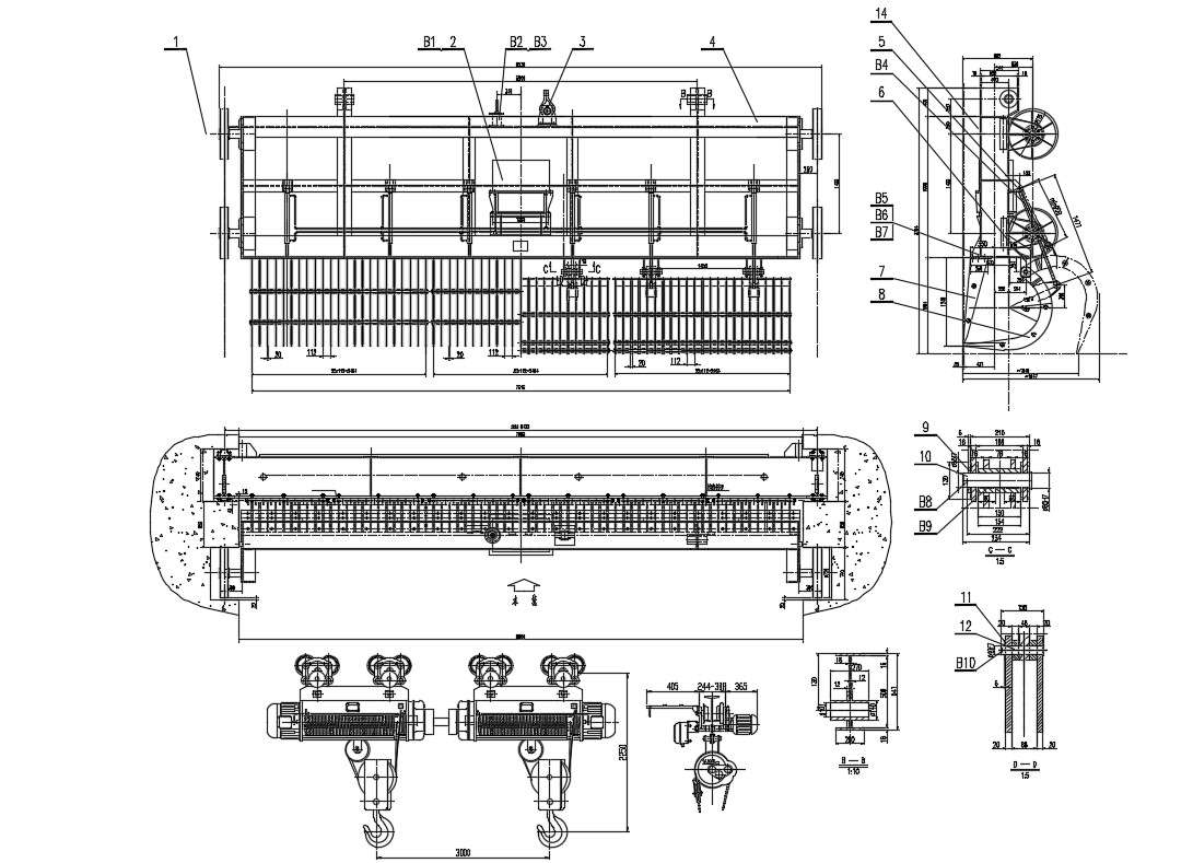 Crane Hook Design With Fixing Section AutoCAD File 