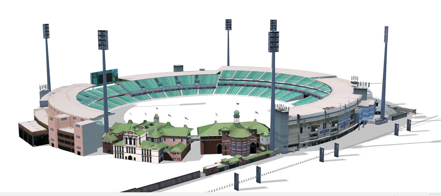 Cricket stadium design