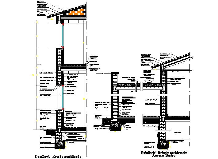 Cross section plan detail dwg file