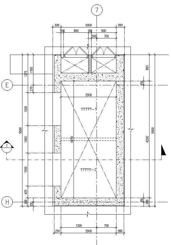 Cross section of Elevator pit in details in AutoCAD, dwg file.