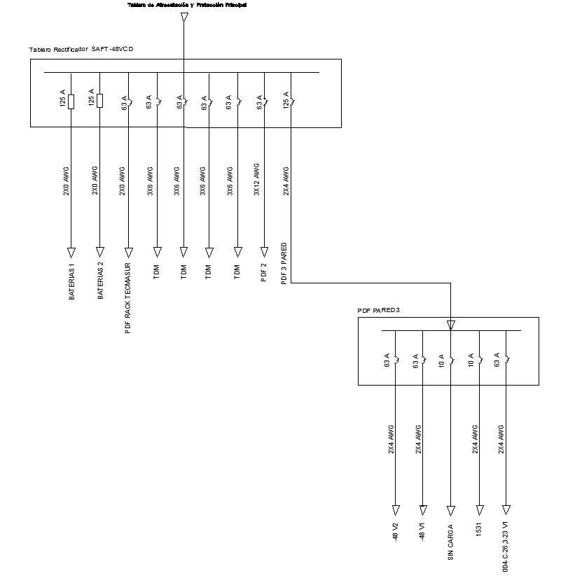 DC single line electrical diagram in detail AutoCAD 2D drawing, CAD file, dwg file