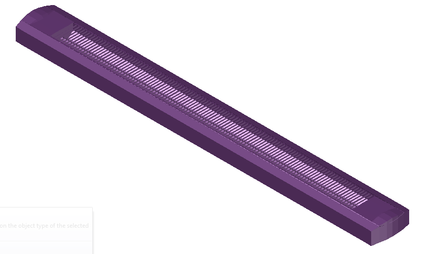 DTI_type_1_Lam ell_1 x 28 W  electrical design 3d view dwg file