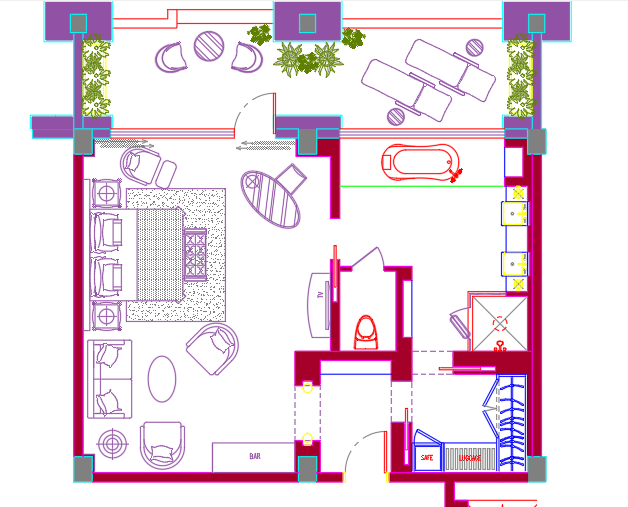 Deluxe guest room 