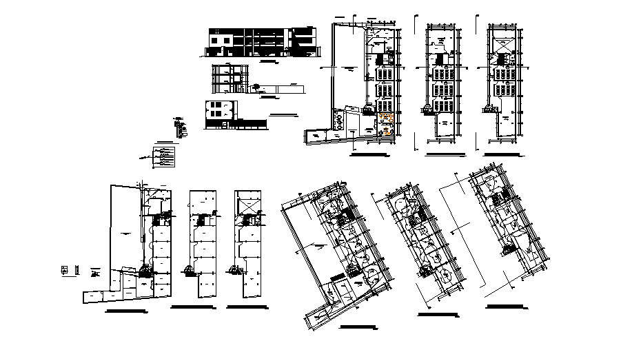 Educational Building Plan In DWG File