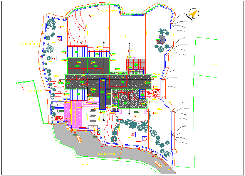 Design of family house plan