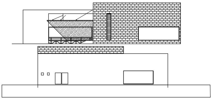 Design of restaurant in AutoCAD