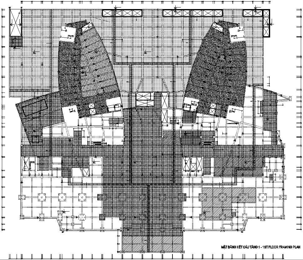 Design of 1st floor framing plan