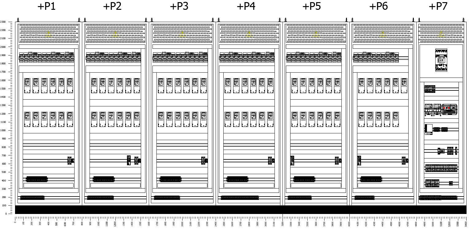 Front Elevation Plan with Architectural CAD Drawing File 