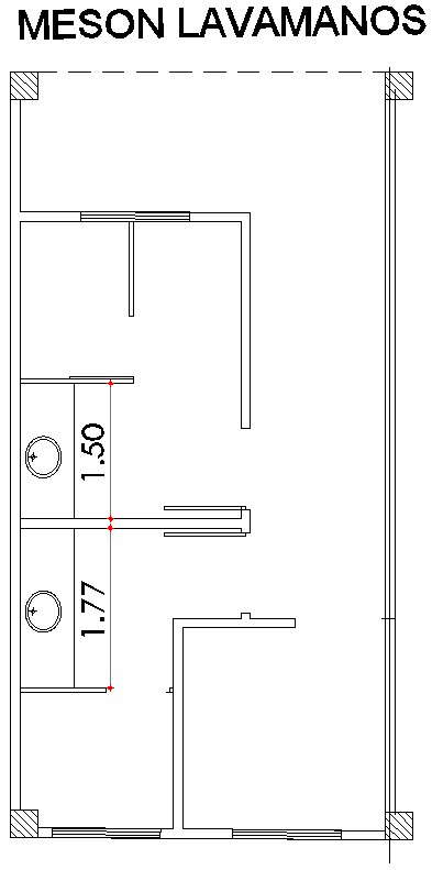 Design of sink with detailing