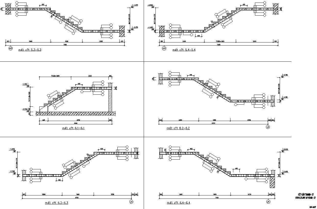 Design of structure of stair