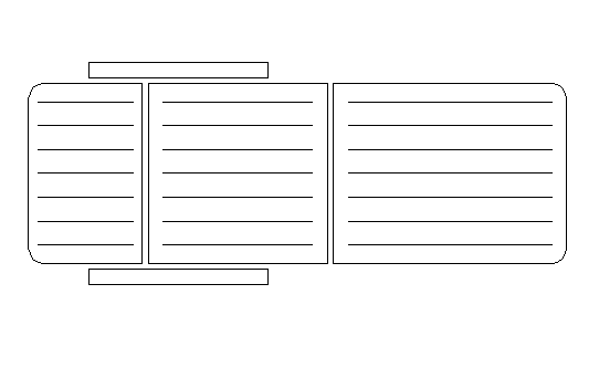 Desk Chair Top View CAD Block Design in DWG File Format