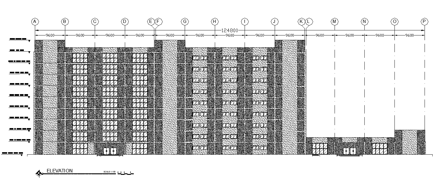 Detail Elevation general hospital layout file
