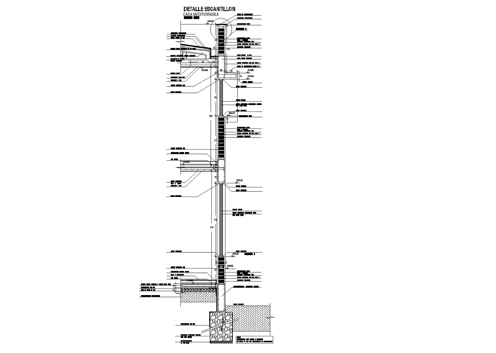 Detail construction building plan detail dwg file.