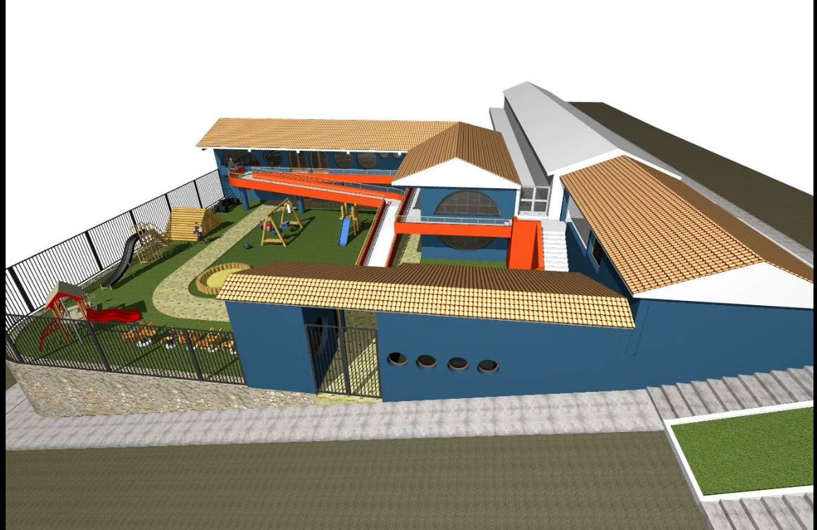 Detail drawing of educational institute.