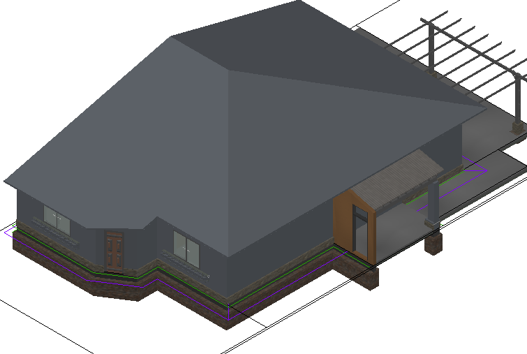 Detail home 3 D detail