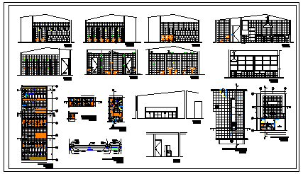 Detail humid areas design drawing