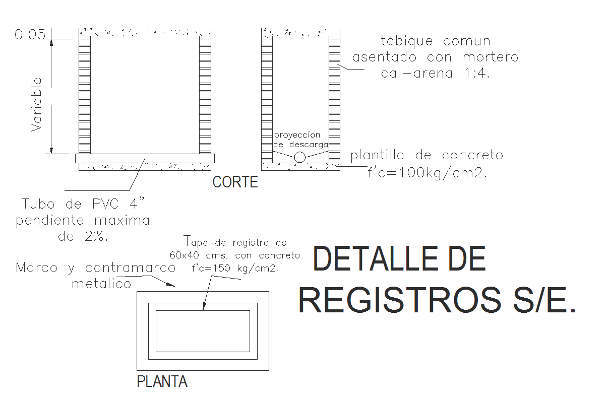 Detail of Certificate of Registration Sewage Sludge in autocad dwg files