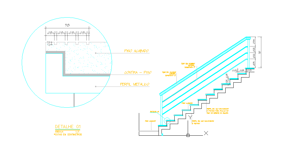 Detail of a stairway
