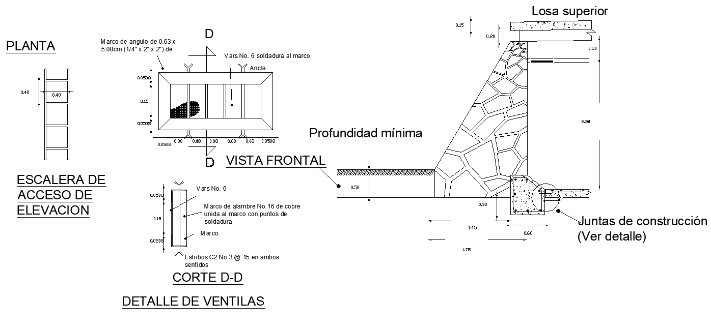 Detail of vent dwg file